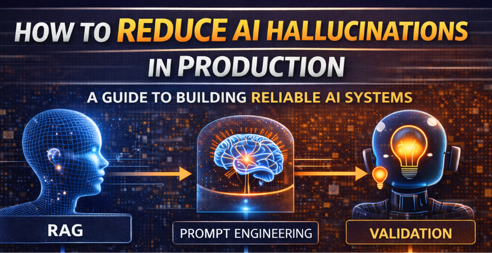 How to reduce AI hallucinations in production using RAG prompt engineering and validation layers